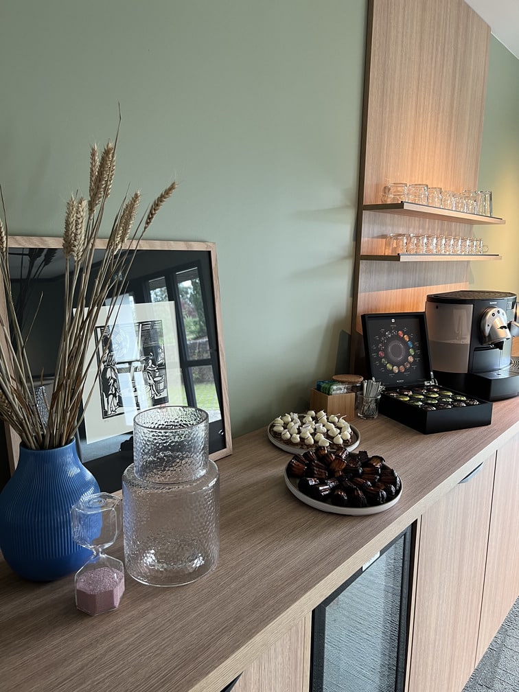 Salle de pause de l'espace de séminaire vendée
