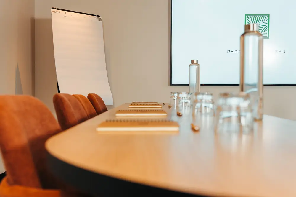 Salle Le Bocage pour une convention d’entreprise à l’Hôtel Parc du Landreau
